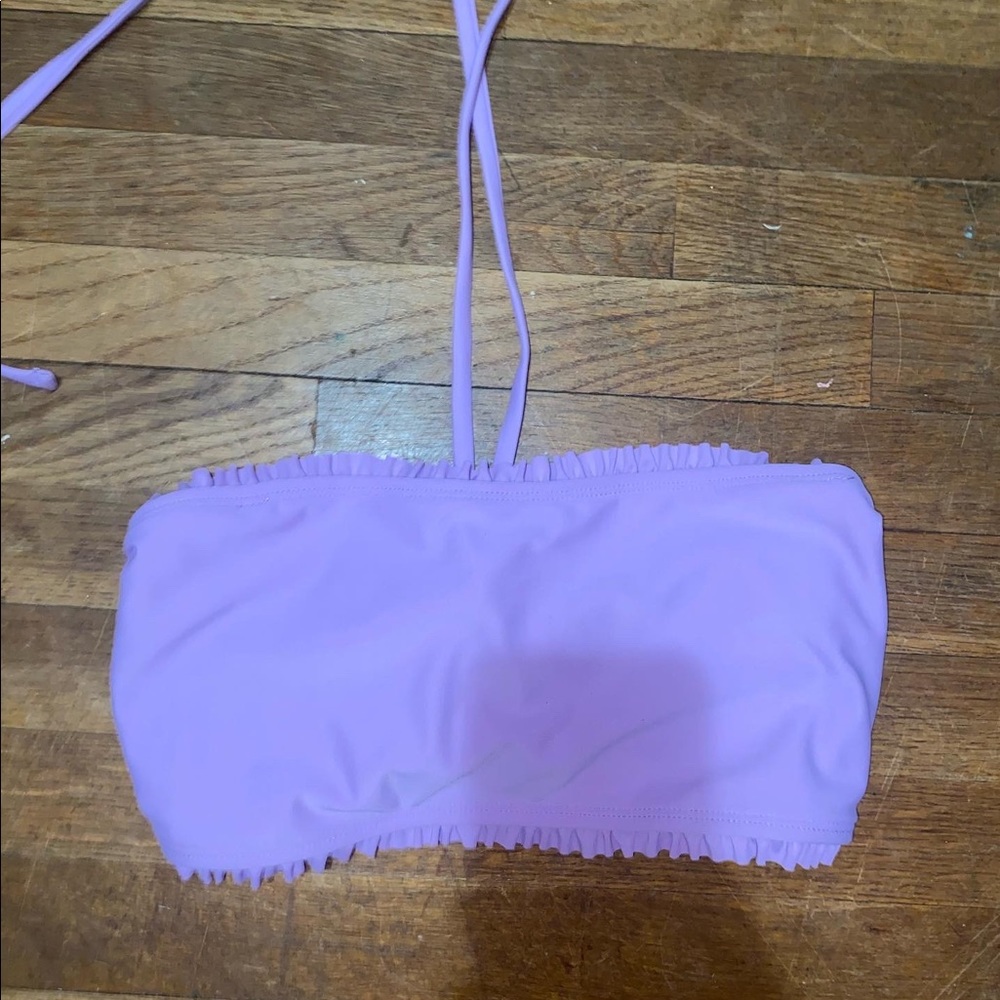 Purple bikini top
